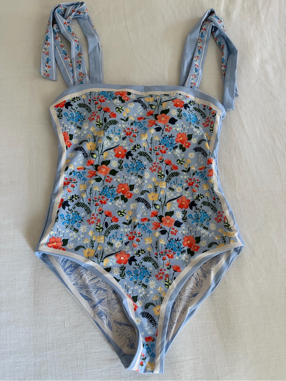Reversible Floral One-Piece Swimsuit